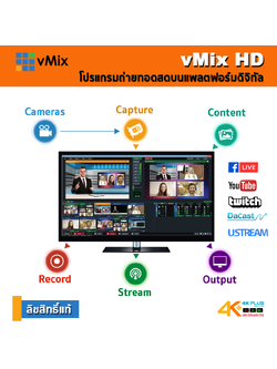 vMix HD : Live Video Streaming Software