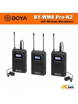 Boya BY-WM8 Pro-K2 ไมค์ไร้สาย UHF Wireless Microphone