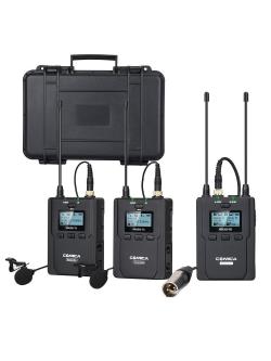 COMICA CVM-WM200 (A/C) ไมค์ไร้สายแบบ 2 ตัวส่ง 1 ตัวรับ