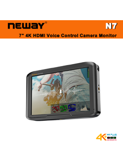 NEWAY N7 7" 4K HDMI Voice Control Camera Monitor
