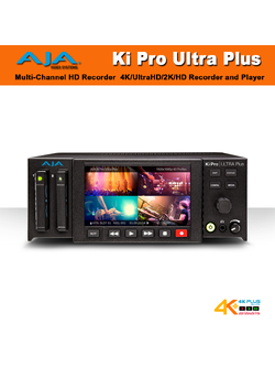 KiPro Ultra Plus Multi-Channel HD Recorder 4K/UltraHD/2K/HD Recorder and Player