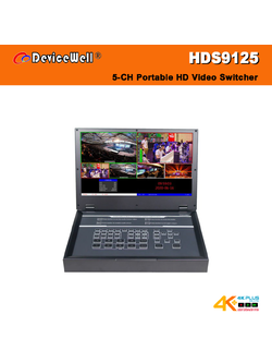 DeviceWell HDS9125 5CH Portable Video Switcher สินค้าตกรุ่น