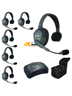 Eartec UltraLITE 7 Person HUB Intercom System with Max 4G Single Headset 7 ผู้ใช้งาน ระยะ 400 เมตร