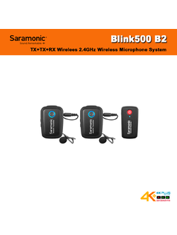 Saramonic Blink500 B2 (TX+TX+RX) Wireless Microphone