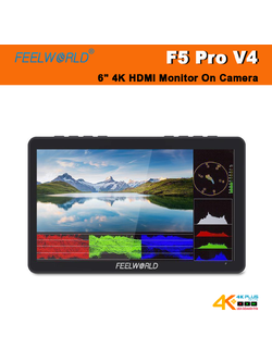 FEELWORLD F5 Pro V4 6" 3D LUT 4K HDMI Monitor
