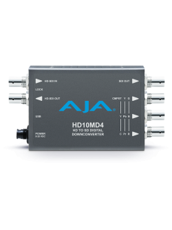 AJA HD10MD4 Digital Down-Converter / 10-bit, HD-SDI/SDI to SDI, YPbPr/RGB/NTSC/PAL