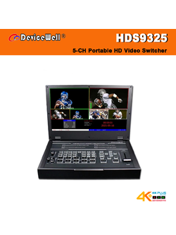 DeviceWell HDS9325 5-CH Portable HD Video Switcher