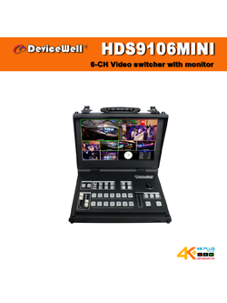 HDS9106MINI 4-SDI , 2-HDMI Full HD Video Switcher