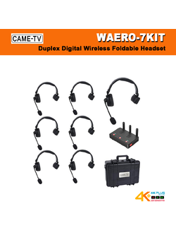 CAME-TV WAERO-7KIT Duplex Digital Wireless Foldable Headset