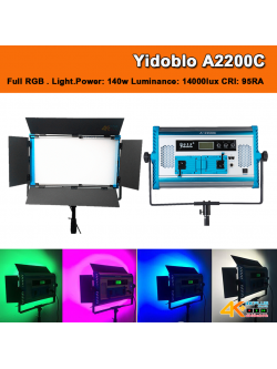 Yidoblo A2200C Full RGB Light.Power: 140w Luminance: 14000lux CRI: 95RA ควบคุมได้ด้วย App