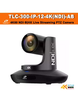 Telycam TLC-300-IP-12-4K(NDI)-AB Live Steaming PTZ Camera