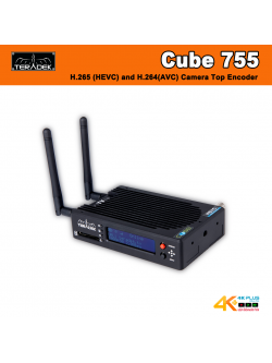Teradek Cube 755 HEVC/AVC Encode SDI/HDMI GbE AC-Wifi USB