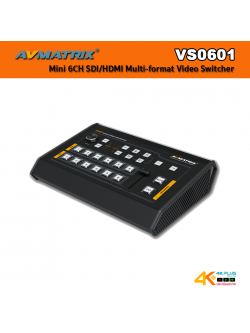 VS0601 AVMatrix Mini 6CH SDI/HDMI Multi-format Video Switcher