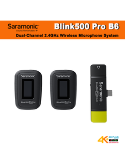 Saramonic Blink500 Pro B6 Dual-Channel 2.4GHz Wireless Microphone System