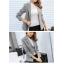 เสื้อสูททำงานผู้หญิงสีเทา แขนยาว ทรงสวย แนวสวยเท่ ดูดี สไตล์สาวออฟฟิศ