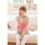 fashionstory เสื้อไหมพรม (สีชมพู/ครีม)