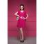 dress ชุดเดรสแฟชั่น สีบานเย็น คอวี เปิดหลัง ผ้าชีฟอง ใส่ออกงาน สวยๆ Asia Street Fashion