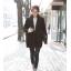 CLASSIC BLACK COAT เนื้อนุ่ม บุซับใน [ เสื้อโค้ท กันหนาว สีดำ ] พร้อมส่ง BLACK