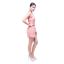 Marisara ชุดเดรสสุภาพสตรี แฟชั่น รุ่น KS006PK (สีชมพู)