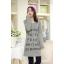 fashion เสื้อกันหนาวไหมพรม สีเทา คอวี ใส่เที่ยว สีสดใส น่ารักๆ
