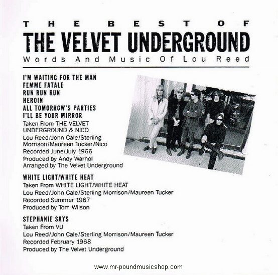 The Velvet Underground - The Best Of The Velvet Underground (Worlds And Music of Lou Reed)
