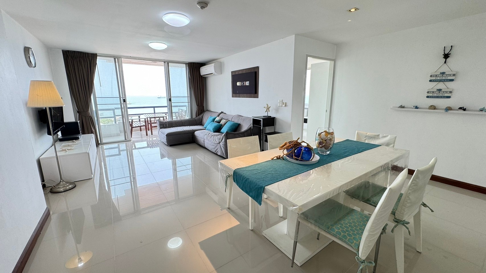 ให้เช่าคอนโด Rama Harbour view condo (รามา ฮาร์เบอร์ วิว คอนโด) ชั้น 1 วิวทะเล 2 ห้องนอน 2 ห้องน้ำ