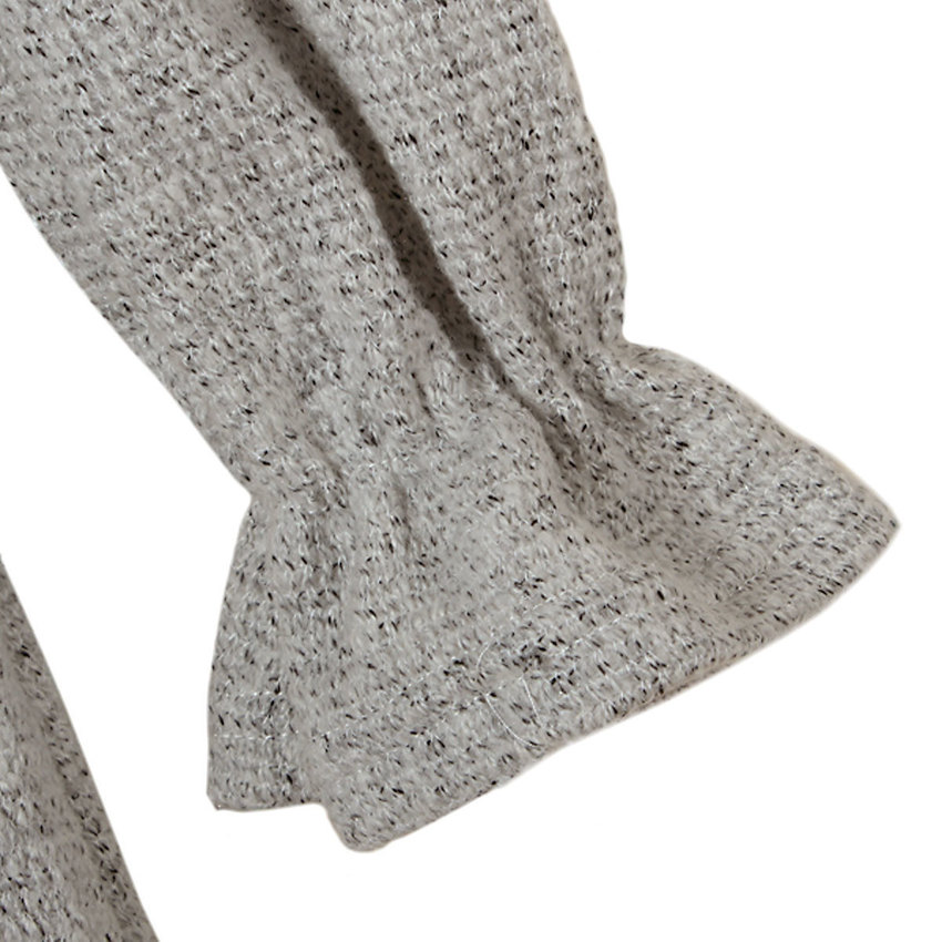 ZANZEA Puff Sleeve Casual Loose Short Knit Women Fashion Back BowAsia Dresses