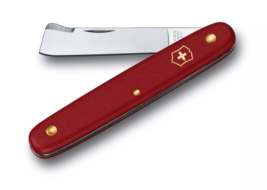 Victorinox Garden, 3.9020.B1 Budding knife, 56 mm, Red มีดเกษตร มีดตอนกิ่ง เสียบกิ่ง ติดตา เสียบยอด