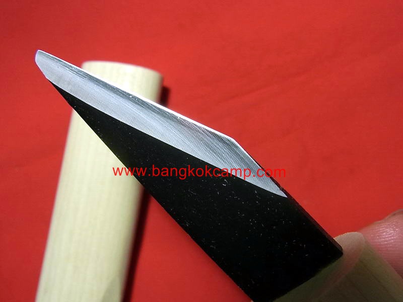 มีดคิริดาชิ (มีดญี่ปุ่น, มีดพกญี่ปุ่น) เหล็กคมมากๆ ด้าม+ฝักไม้ญี่ปุ่น Made in Japan ใหม่ แท้