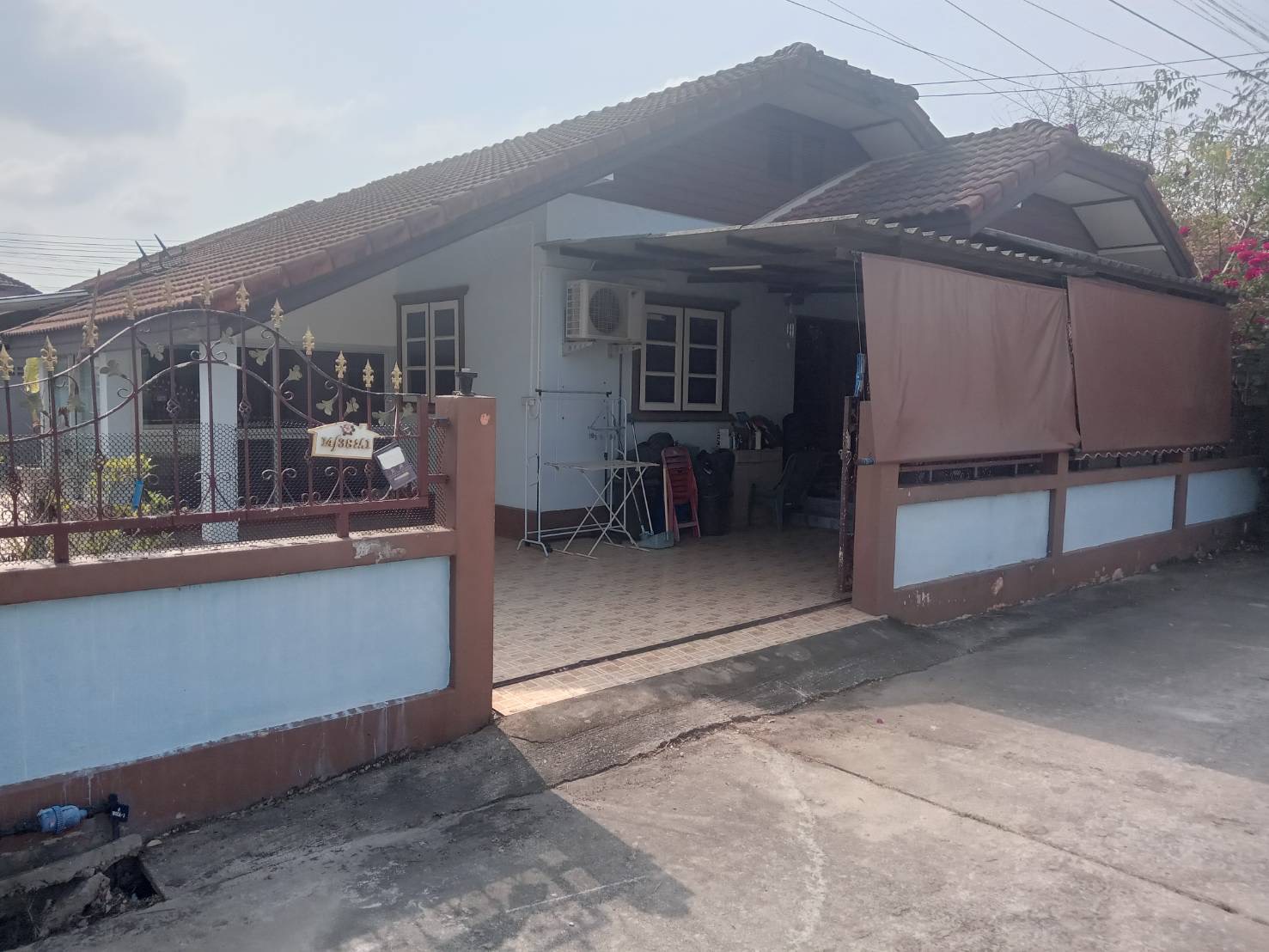 ขายบ้านเดี่ยวชั้นเดี่ยวโครงการ หมู่บ้านเพชรลดา บ้านฉาง เนื้อที่ 52 ตรว มี 3 ห้องนอน 2 ห้องน้ำ