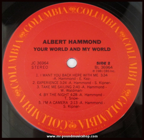 Albert Hammond - You World And My World