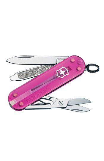 Victorinox Classic SD, Pink Transparent Handles (0.6223.T5) ชมพูใส