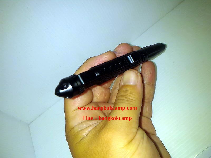 ปากกาต่อสู้ ปากกาแทคนิคอล Tactical Pen ปลายกระแทกกระจกได้ ระบบหมุนเปิด-ปิดหัวปากกา