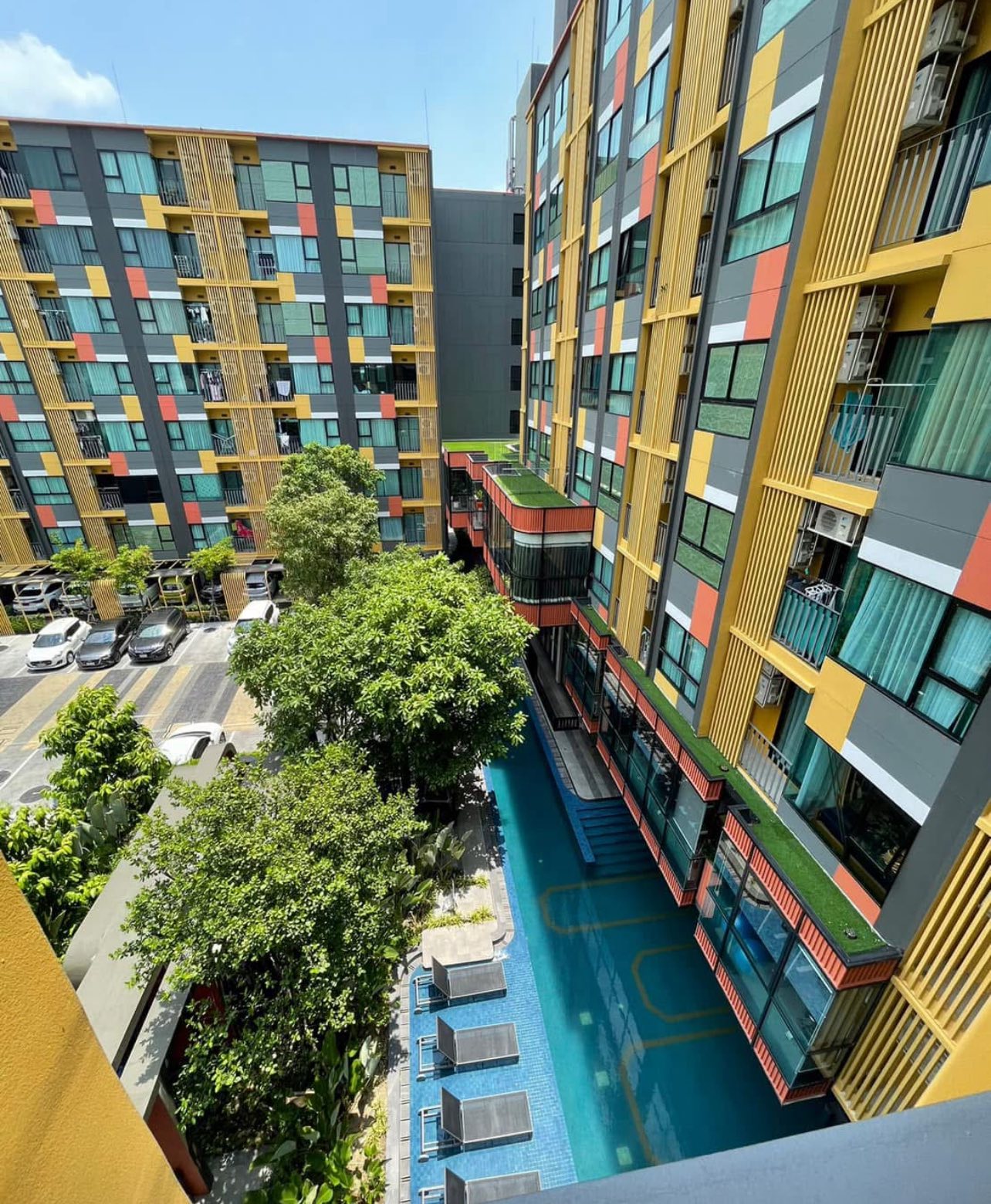 ✨ ให้เช่าคอนโด Plum Condo สุขุมวิท 97/1 ห้องสวย ชั้น 5 อาคาร B ขนาด 30 ตร.ม. วิวสระว่ายน้ำ ใกล้ BTS บางจาก เพียง 500 เมตร!