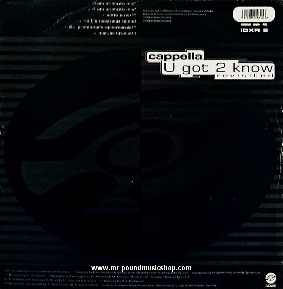 Cappella - U Got 2 Know (Revisited)