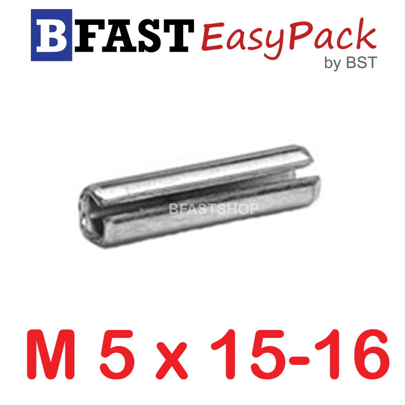 ปิ๊นตะกุดสแตนเลส SUS M5 x 15-16 (5 ตัว/ถุง)