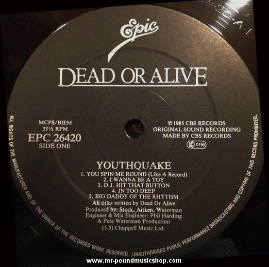 Dead Or Alive - Youthquake