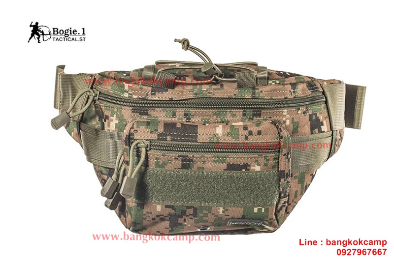 กระเป๋าสะพายหน้า-ใช้คาดเอว Bogie.1 (ดิจิตอลเขียว)