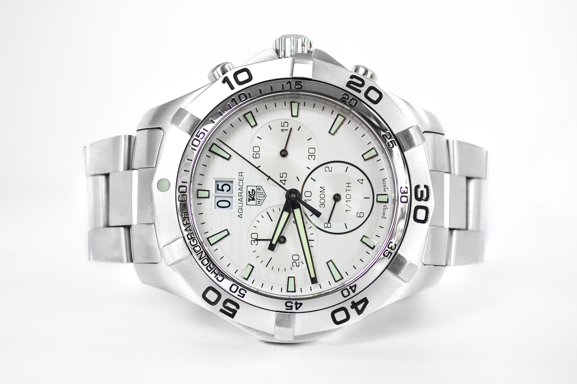 Tag Heuer Aquaracer Chronograph Silver (Sold)