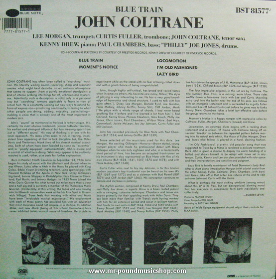 John Coltrane - Blue Train