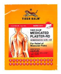พลาสเตอร์บรรเทาปวด สูตรร้อน (ใหญ่) Tiger balm plaster