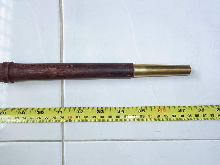 ไม้มงคลหายาก... ไม้ตะพด(ไม้แก่นมะขาม) กลึงลายไผ่9ปล้อง(เลขมงคล) ลายสวย ยาว95ซม... หัวกลึงหัวขุนทองเหลืองแท้