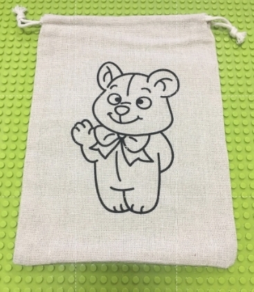 ถุงผ้าระบายสี หมีไฮ 22 - Eco Bag Hi Bear 22