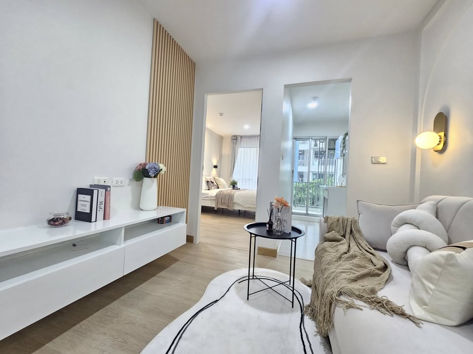 ขายคอนโด เดอะคิทท์พลัส นวมินทร์ ห้องตกแต่งใหม่ ชั้น 4 ขนาด 31 ตร.ม. 1 ห้องนอน พร้อมอยู่ ราคาพิเศษเพียง 1.39 ล้านบาท