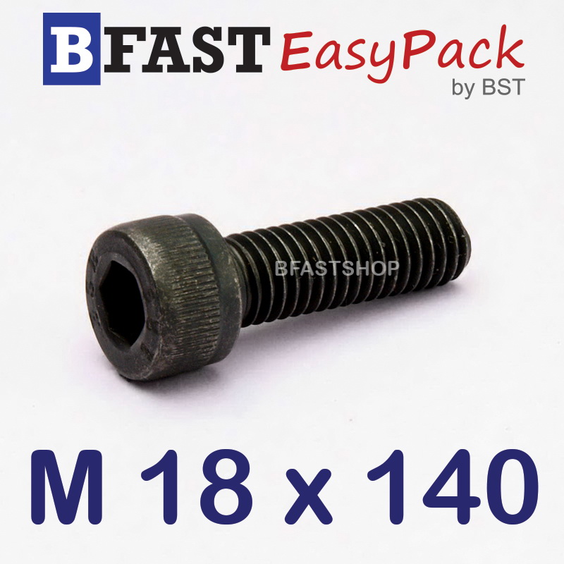 สกรูหัวจมดำ M 18 x 140 *เกลียวครึ่ง*