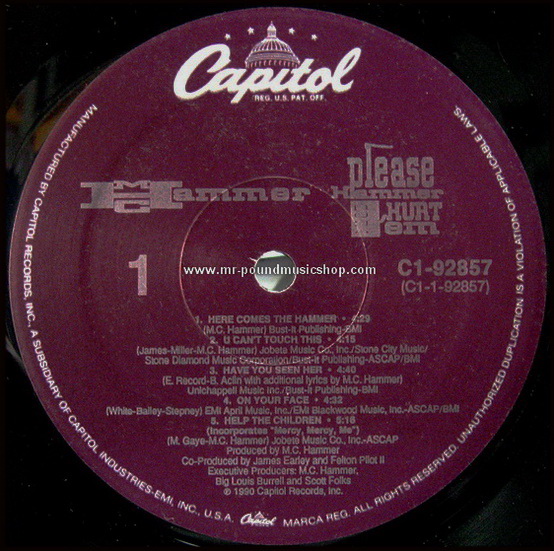 MC Hammer - Please Hammer, Don't Hurt 'Em