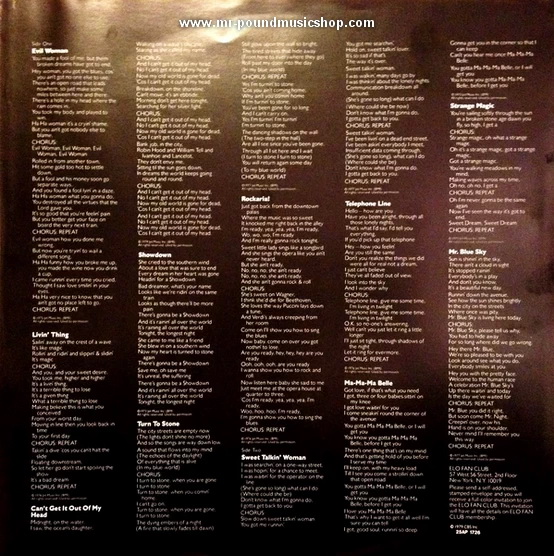 Electric Light Orchestra - ELO's Greatest Hits