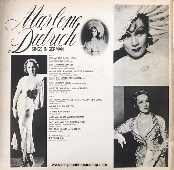 Marlene Dietrich - Sings in German