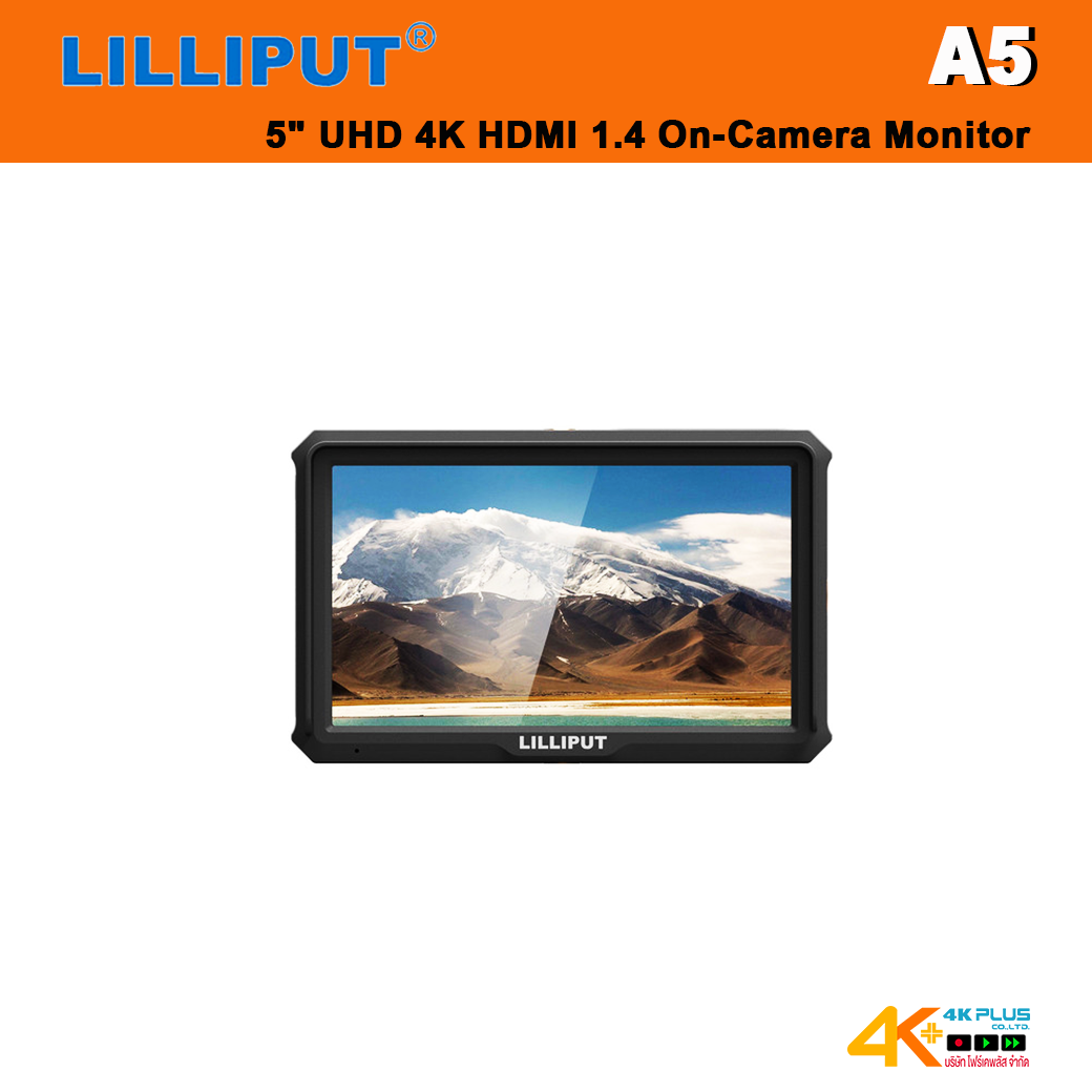 Lilliput A5 5" 4K HDMI 1.4 On-Camera Monitor