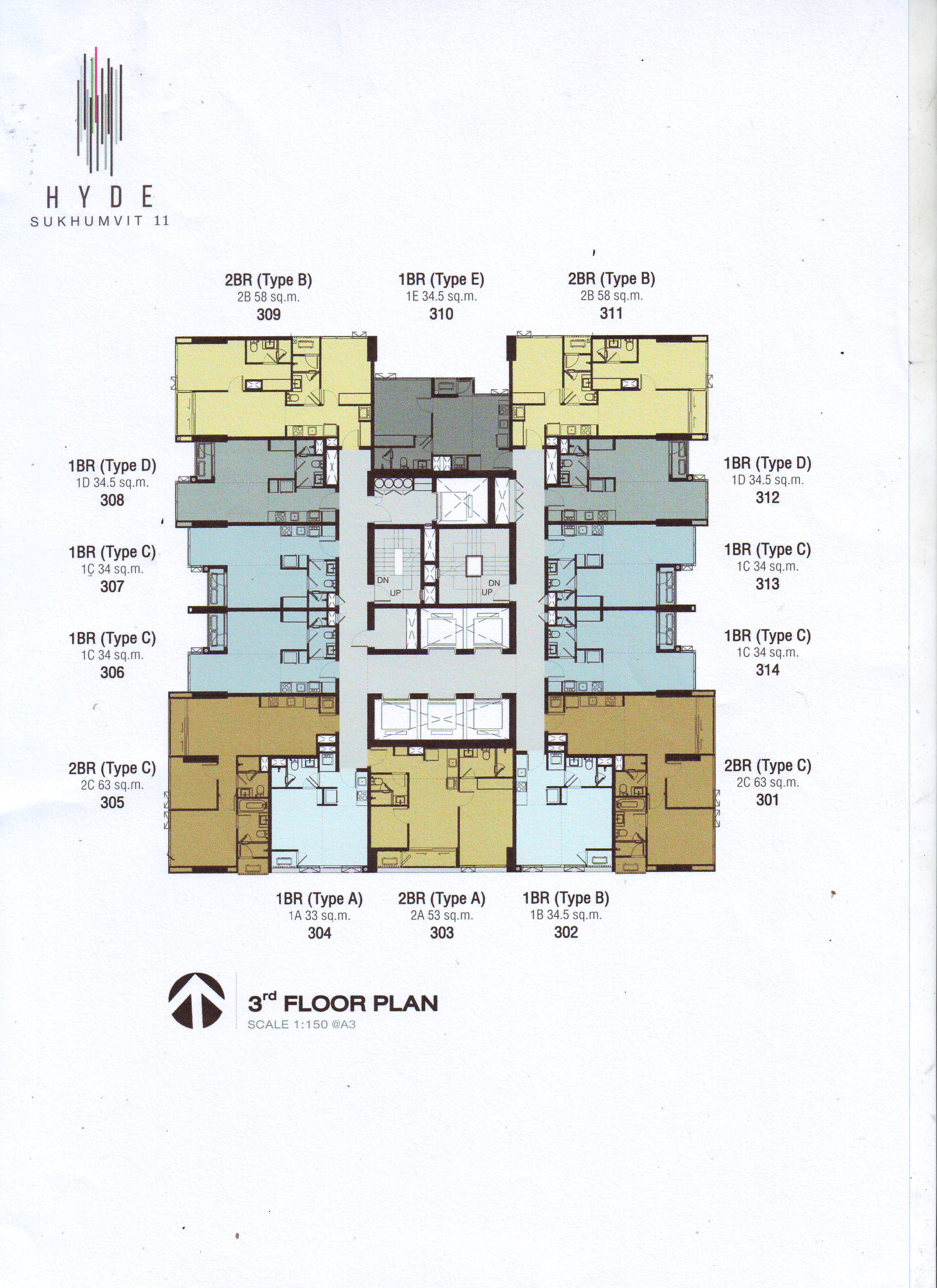 ขาย / เช่าคอนโด Hyde Sukhumvit 11 (ไฮด์ สุขุมวิท 11) ห้องมุม 2 นอน 2 น้ำ ที่แต่งสวย วิวสุดยอด